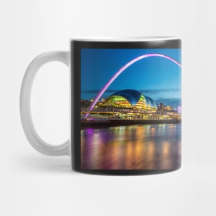 Night at Newcastle Quayside Mug